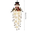 thumbnail image 3 of Crystal Cascade Christmas Light, Hanging Snowflake & Crystal LED Porch Decor, Christmas Hanging Decoration, for Porch & Window, Crystal Pendant(B), 3 of 7