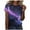 Purple, variant on Njagoc3 Nebula Print Womens Tee Stretchy Comfort Fit Short Sleeve Space Fashion Plus Size Available
