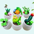thumbnail image 4 of Kids Succulent Potted Flower DIY Clay Modelling Light Flower DIY Clay Clay Children's Educational Toy Type 10, 4 of 9