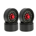 thumbnail image 1 of Xingzhi Shock-proof Metal Wheel Rims For 1/10 CC01 Crawler RC Car Accessories RC Hop-ups Black, 1 of 6