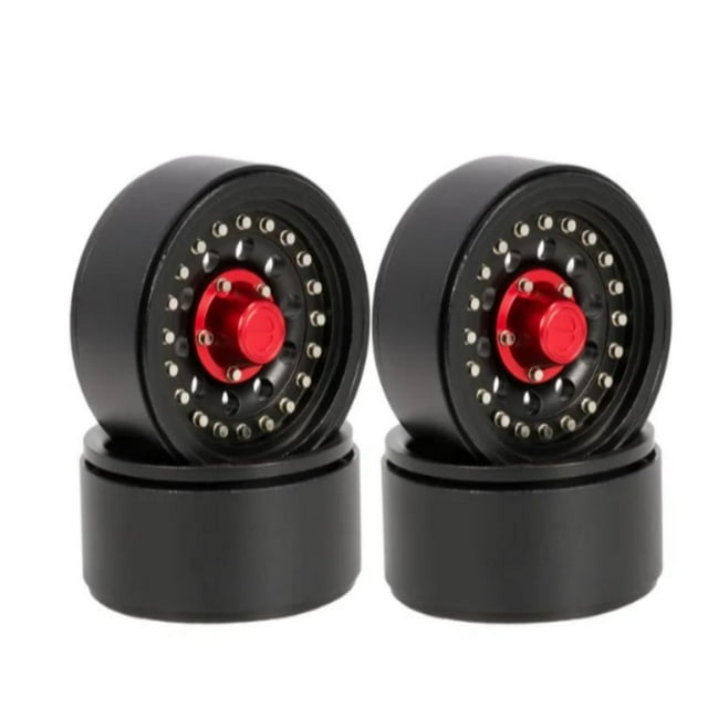 Xingzhi Shock-proof Metal Wheel Rims For 1/10 CC01 Crawler RC Car Accessories RC Hop-ups Black