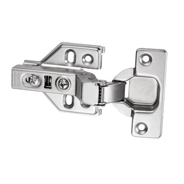 Luokim 2-Pack Inset Cabinet Door Hinges – Soft Close, Concealed, European Style, Nickel Plated