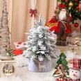 thumbnail image 1 of Elegant Festive Tabletop Holiday Centerpiece For Home Lifelike Realistic Design Durable Sturdy Base Christmas Tree Display, 1 of 5