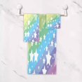 thumbnail image 5 of Coolnut Towel Set of 3, Rainbow Stars 1 Bath Towel, 1 Towel, 1 Small Square Towel, Strong Soft and Compact Absorbent Yoga Gym Hotel Excellent Choice. Washcloth Gift, 5 of 7