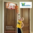Bundaloo Basketball Laundry Hamper Over The Door 2 in 1 Hanging