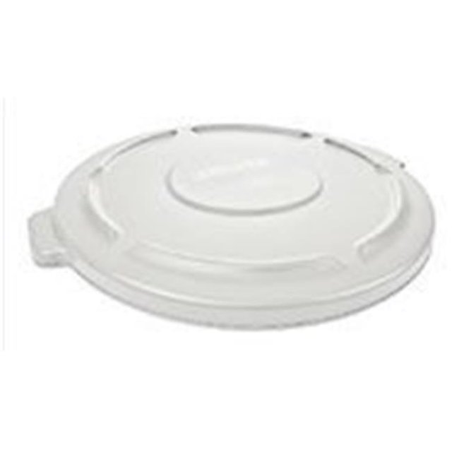 Rubbermaid Commercial Products 2631WHI 32 Gallons Couvercles de Récipients Bruts - Blanc