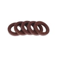 thumbnail image 1 of Sello de aceite universal Unique Bargains TC de doble labio con resorte de acero, anillo de sello para eje rotativo 29x45x7mm, caucho FKM de alta presión, marrón, 5 piezas, 1 of 7
