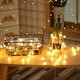 thumbnail image 1 of Cadena de luces LED con batería, bola esmerilada, luces pequeñas de colores, luces de estrellas con USB, luces de batería de 3 V, decoración para dormitorio y boda, 1 of 2