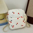thumbnail image 3 of School Backpack Set for Girls Cute Strawberry Printed Multi Pockets Casual Daypack with Crossbody Bags and Pencil Case, 3 of 9