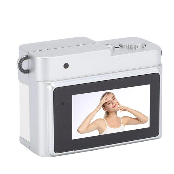 Mini Cámara de Llavero 1080p Fhd Con Tarjeta de 32 GB, Cámae Digital Retro Contalla de Color de 0.96 Pulgadas, 6 Filtros, Flash LED, Grabador de Portátil Vintage Vintage