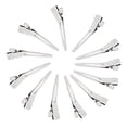 thumbnail image 2 of Kingswick 50 Pack 1.75 Inches Single Prong Curl Metal Hair Clips for Dreads Lock Clips Hair Alligator Clips Silver Section Clips Metal Alligator Clips Hair Pins Clips for Hair Extensions, 2 of 6