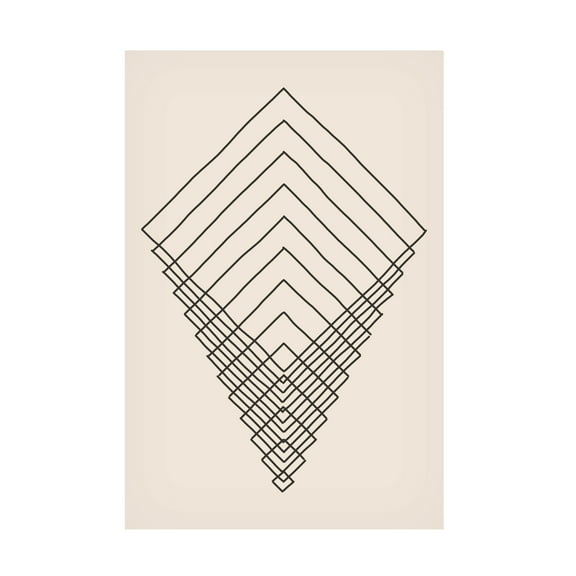 Trademark Fine Art jay stanley Imperfect Lines 5 Canvas Wall Art