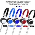 thumbnail image 2 of Typpkmm Foldable Wired Headphones with Head Mounted Headset Earphone 3.5mm, 2 of 7