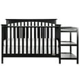 thumbnail image 2 of Dream On Me Chloe 5-in-1 Convertible Crib and Changer, Black, 2 of 8