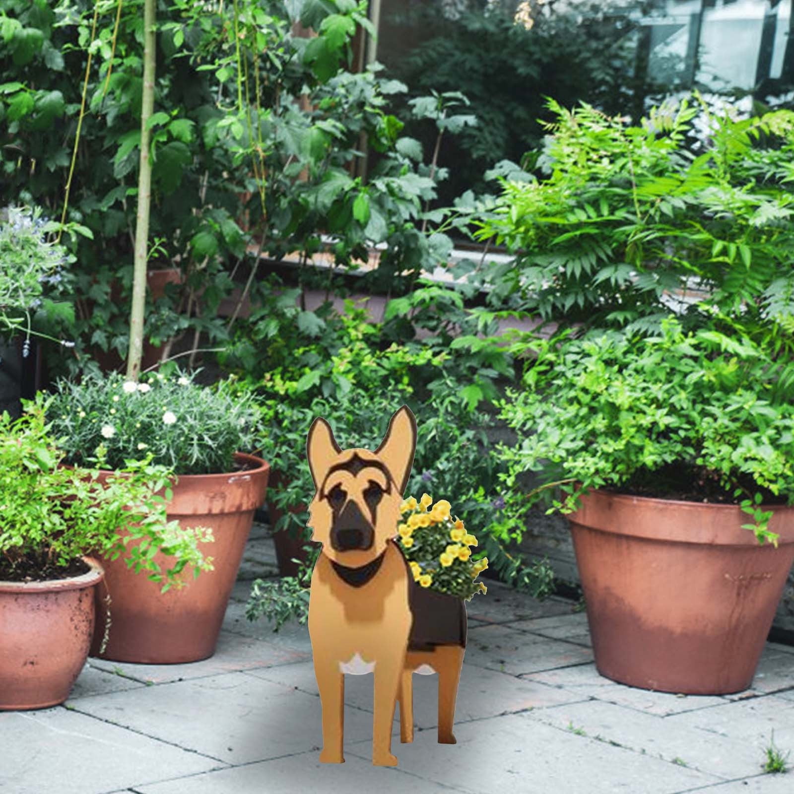 Zeceouar Gardening Supplies for Yard, Dog er Pot Planter Cute PVC Herb Garden Dog er Pot Indoor/Outdoor Plant Dog er Pot Pet er Pot Great Gift for Pet Lovers