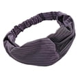 thumbnail image 3 of Diademas de Moda Jinwen Banda para el Cabello de las Mujeres Gris Oscuro, 3 of 7