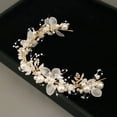 thumbnail image 3 of Accesorio de boda para fiesta, corona de perlas, tocado de moda para el cabello, adorno para el cabello de novia, 3 of 6