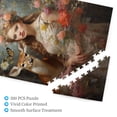 thumbnail image 3 of 500 PCS 500 Pcs Jigsaw Puzzles For Adults Flower Woman And Deer,Wonderful Imagination,Ideal For Relaxation And Family Fun,Vintage Art Wooden Puzzle For Adults,Unique And Beautiful Design, 3 of 6