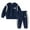 A-Blue5, variant on Jiilone Toddler Boys Outfit Sets Tracksuits Comfortable Elastic Letters Print Zipper Hoodies Tops   Sweatpants 2 Piece Casual Sportswear Boys Sets