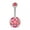 1, variant on Colorful Stainless Steel Belly Button Ring Navel Piercing Ring Body Jewelry-1