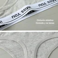 thumbnail image 4 of Tangas De Algodón Con Letras Para Mujer, Paquete De 5 Uds, 4 of 8