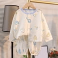 thumbnail image 2 of UAYOTSE Kids Boys Long Sleeve 2-Piece Tracksuit, Relax Fit Printed Outfit Suitable for Outdoor Activities and Lounging Size 4-5 Years, 2 of 4