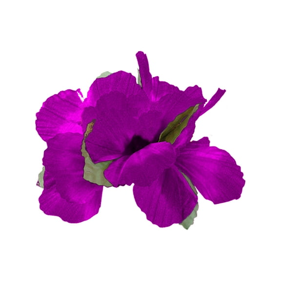 BlockBuster Costumes Dark Purple Adult Luau Hawaiian Flower Hibiscus Costume Accessory Hair Clips