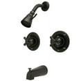 thumbnail image 2 of Kingston Brass Gkb66.Ax Vintage Tub And Shower Trim Package - Bronze, 2 of 2