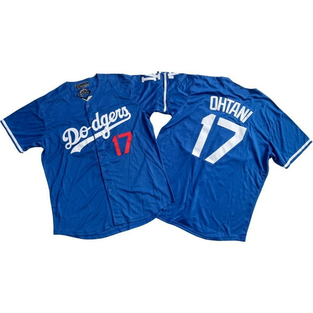 Dodgers MLB Baseball Jersey Dodgers No. 17 Ohtani Embroidered Jersey Baseball
