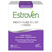 (2 pack) (2-Pack) Estroven Menopause Relief with Stress + Mood & Memory Caplets, 30 ct