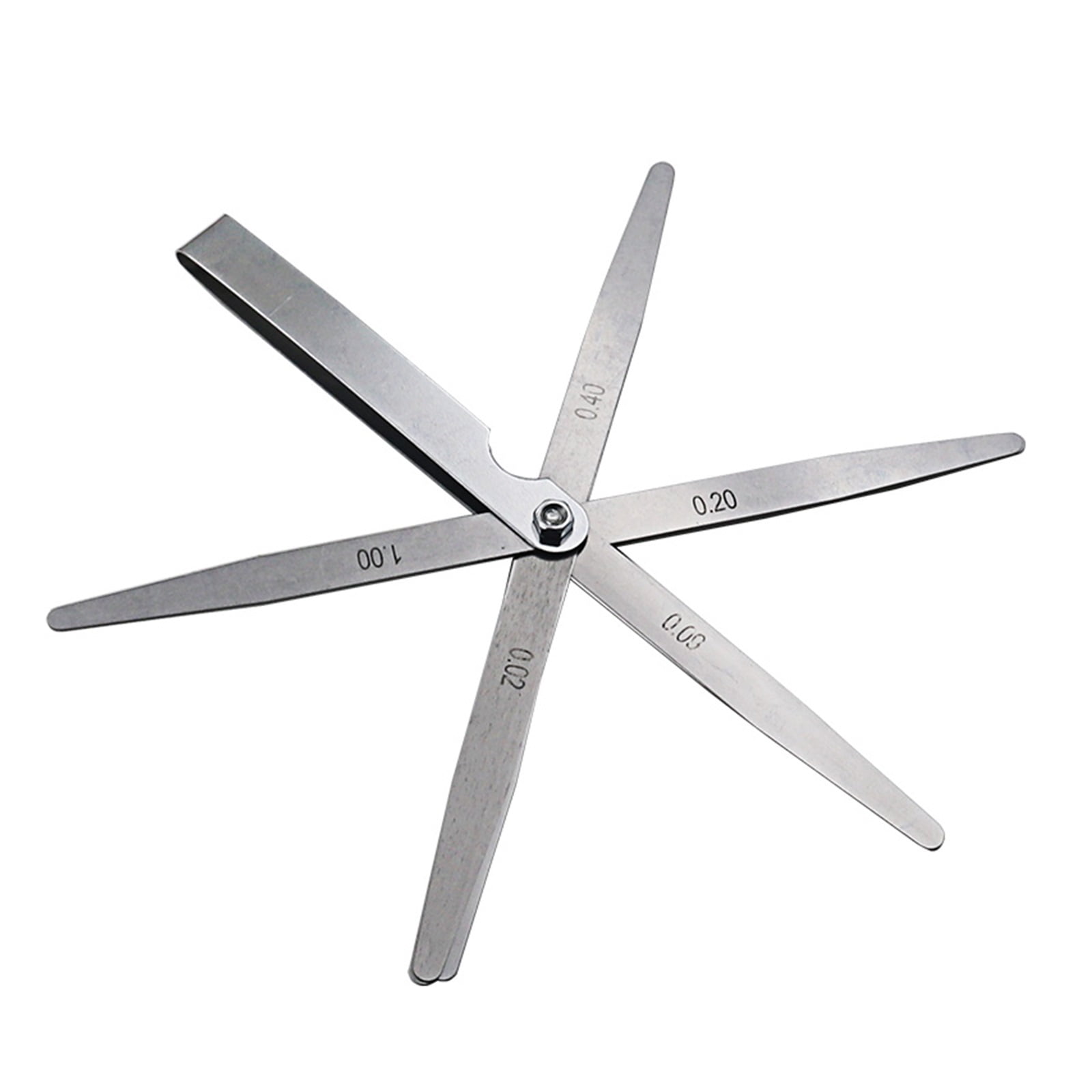 0.02 To 1.00mm 15 Blades Thickness Gap Metric Filler Feeler Gauge Measure Tools