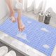 thumbnail image 5 of Alfombrilla de baño antideslizante con masaje de pies, 70 x 38 cm, PVC, anticaída, color azul claro, gris, caqui y blanco, paquete de 1 JASKFLY, 5 of 8