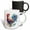 Multicolor, variant on 3drose, Colorful Image of Watercolor Rooster Illustration, 11oz Two-tone Yellow Mug