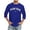 Blue, variant on TIANZEN Men 3/4 Sleeve Letter City Name T Shirts Comfortable Crewneck Solid Color Fit Tee Shirt Tops Thick T Shirt