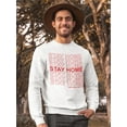 thumbnail image 2 of Stay Home And Nice Day Sweatshirt Men -GoatDeals Designs, Male 5X-Large, 2 of 4
