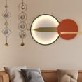 thumbnail image 3 of Paquete de 2 adornos de prisma de cristal colgante de ventana de luna para decoración del hogar y jardín, 3 of 5