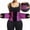 pink, variant on Leopard Print High Compression Back Support Waist Trainer Belt Gym Waist Cincher Trimmer Belt Tummy Control Body Shaper with Triple Wrap