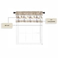 thumbnail image 4 of Cortina ACHIM Barnyard Valance Taupe 147x36 cm Poliéster, 4 of 6