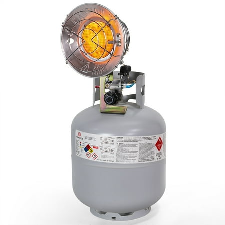 

XtremepowerUS 15 000 BTU Propane Tank Top Infrared Heater Safety Shut-off Valve & Tip-over Switch for Outdoor