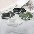thumbnail image 6 of Unique Bargains 1 Pc Wall Mounted Soap Dish Double Layer Green Soap Dish for Bathroom Kitchen 4.96"x3.39"x6.22" Green, 6 of 6