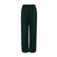 thumbnail image 6 of TRUBKH Womens Sweatpants Baggy Pants Jogger Pants Flare Pants Barrel Pants Women Corduroy Flare Pants Women Plaid Pants for Women Army Green L, 6 of 8