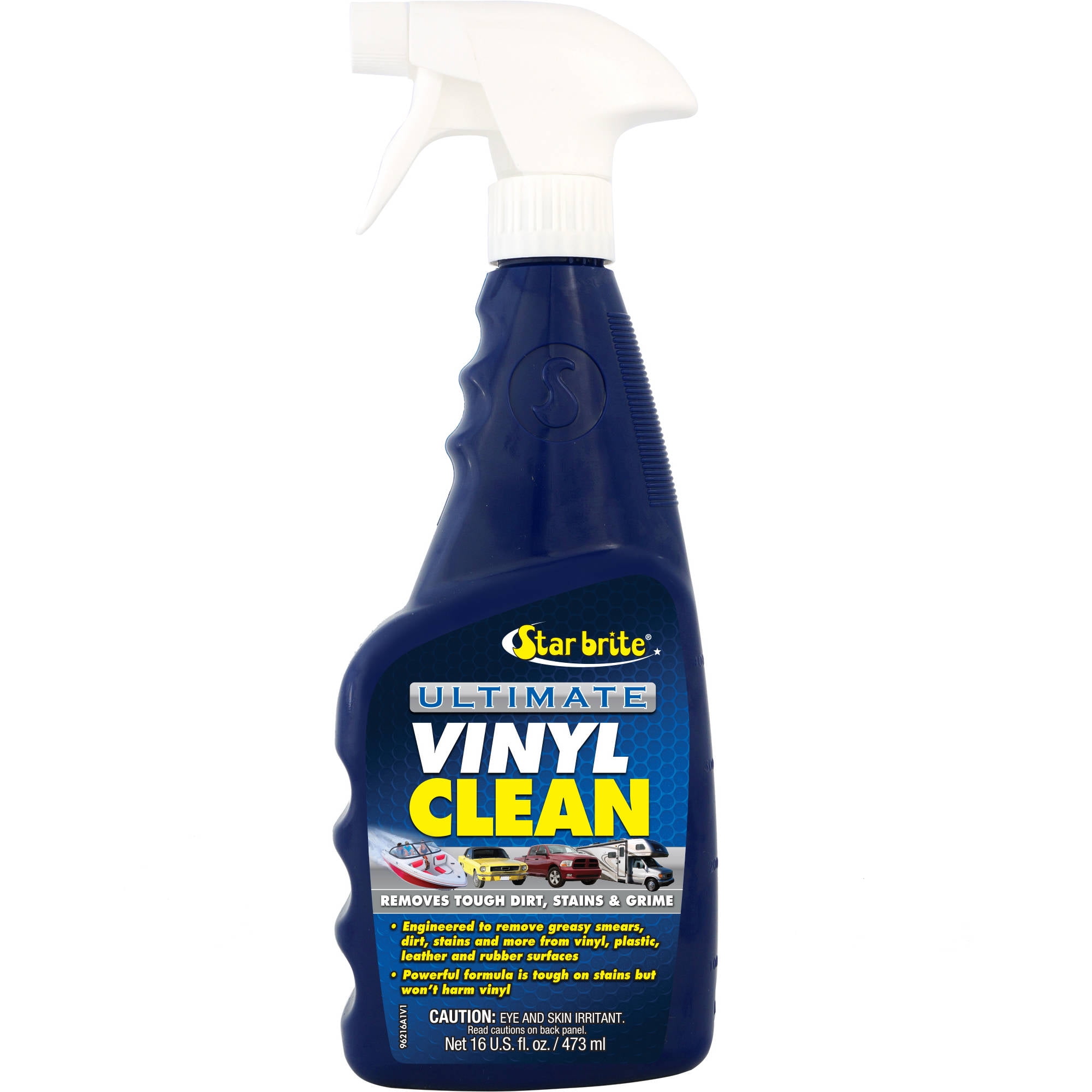 Star Brite Ultimate Vinyl Clean, 16oz –For Boats, RVs, Auto & More