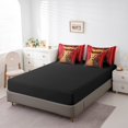 thumbnail image 4 of YST Leopard Rose Reversible Comforter Set, 7-Piece, Queen, 4 of 5