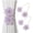 Purple, variant on Handmade Boho Flower Curtain Tiebacks, Set of 2 Braided Rope Curtain Holdbacks with Floral Tassel, Decorative Window Treatment Tie Backs for Bedroom Living Room (Purple)