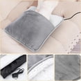 thumbnail image 4 of Coussin Chauffant pour Pieds USB d'Hiver avec Housse, Coussin Chauffant Réglable Rechargeable, Soin des Pieds Portable et Chaud pour Temps Froid, pour Maison, Bureau, Voyage, Utilisation Intérieure et Extérieure, 4 of 9