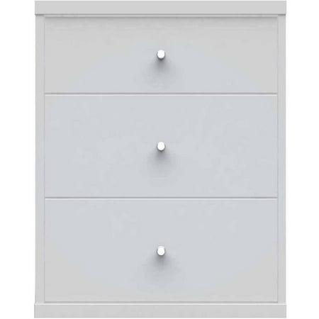 Manhattan Comfort Astor 2.0 Modern Nightstand with 3 Drawers