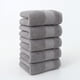 thumbnail image 5 of Juego de toallas de baño premium de 5 piezas, extra absorbentes, de algodón de secado rápido, para baños de invitados y días de spa en casa. Aestivo | Morado | AESTIVO, 5 of 7
