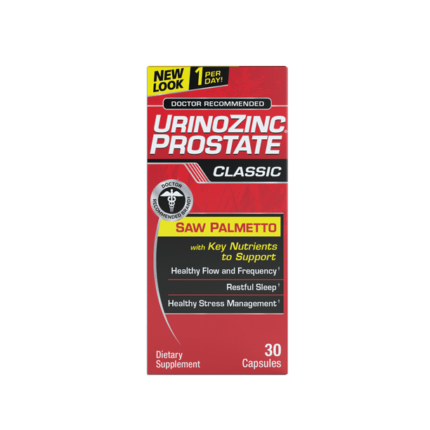 Urinozinc One Per Day, Saw Palmetto Prostate Supplement, Prostate