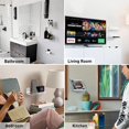 thumbnail image 3 of CHAO Juego de 2 estantes de pared, transparente, amplía fácilmente el espacio de la pared: estante de pared acrílico pequeño de 22,9 cm para dormitorio, baño, cocina, sala de estar, oficina, 3 of 3