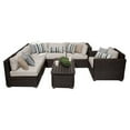 thumbnail image 1 of TK Classics Venice Wicker 7 Piece Patio Conversation Set with Club Chair and 2 Sets of Cushion Covers, 1 of 2